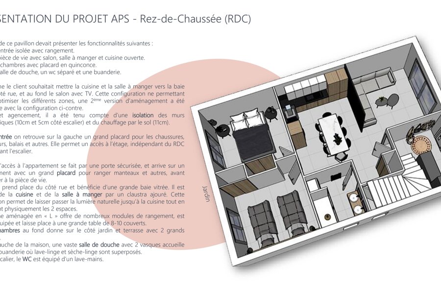 Projet Agencement d'un pavillon réalisé par un architecte d'intérieur Archidvisor