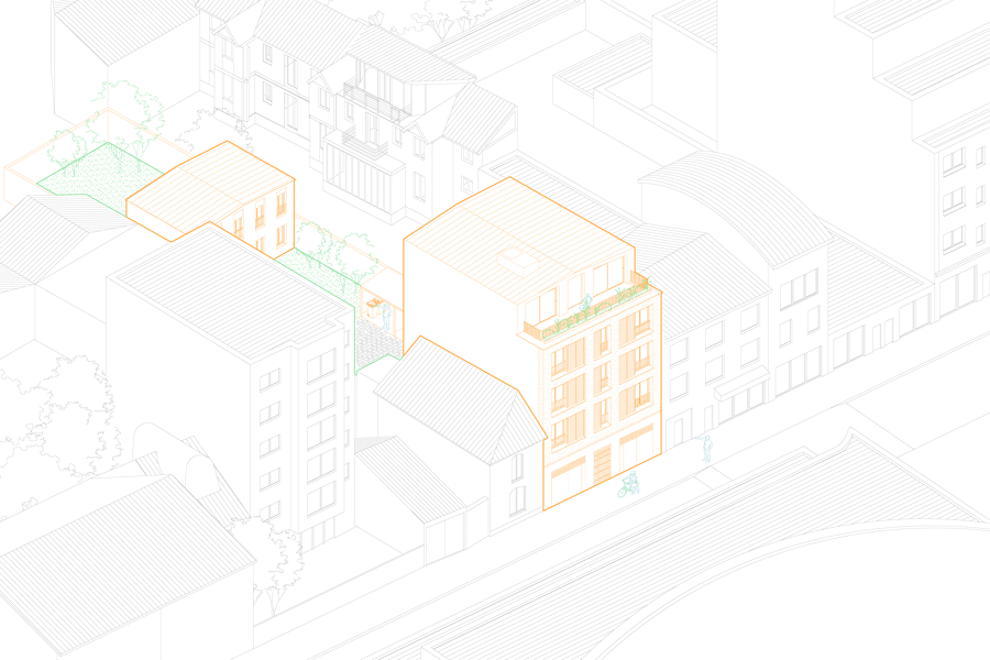 Projet L'îlot vert réalisé par un architecte Archidvisor