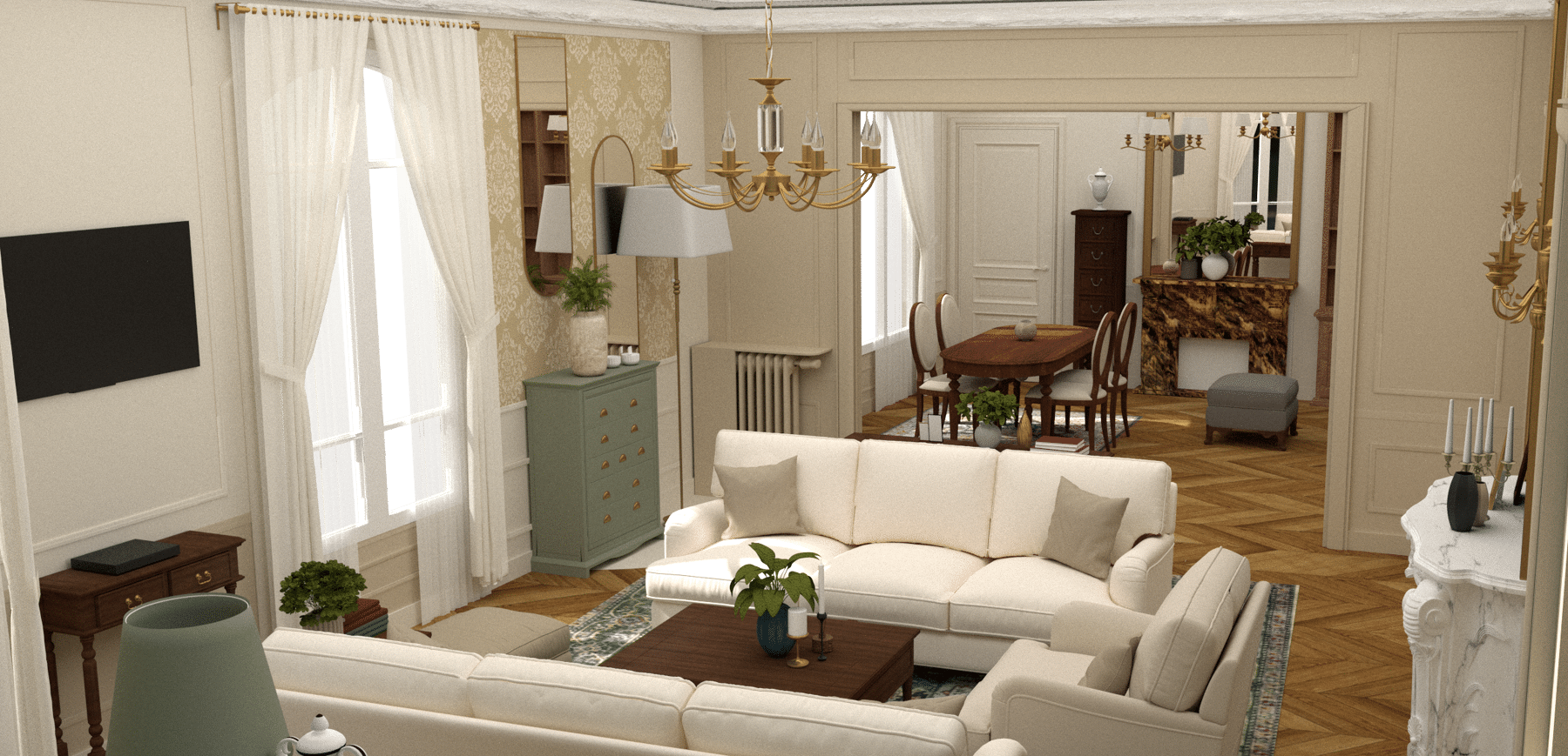 Rénovation - Appartement par un décorateur Archidvisor