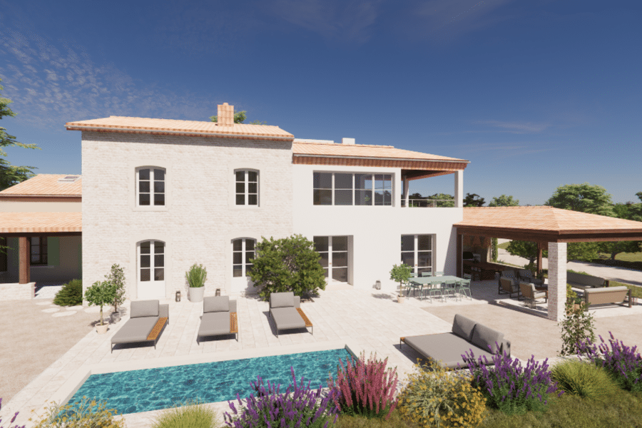 Projet Villa Belvézet réalisé par un architecte d'intérieur Archidvisor