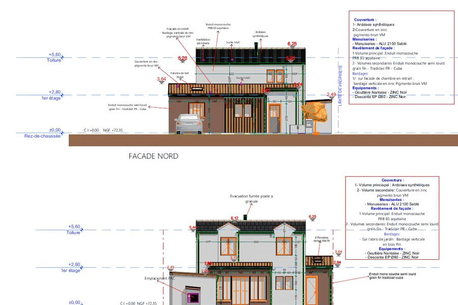 Projet Maison_neuve_Rennes réalisé par un architecte Archidvisor