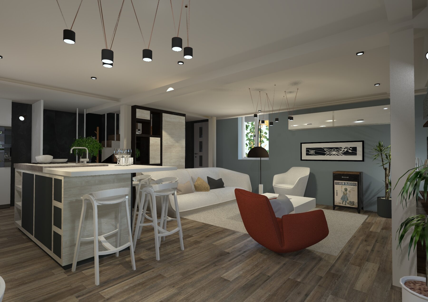 Aménagement intérieur - Maison individuelle par un architecte d'intérieur Archidvisor