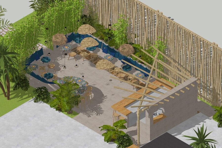 Projet Conception et aménagement d’un restaurant réalisé par un architecte d'intérieur Archidvisor