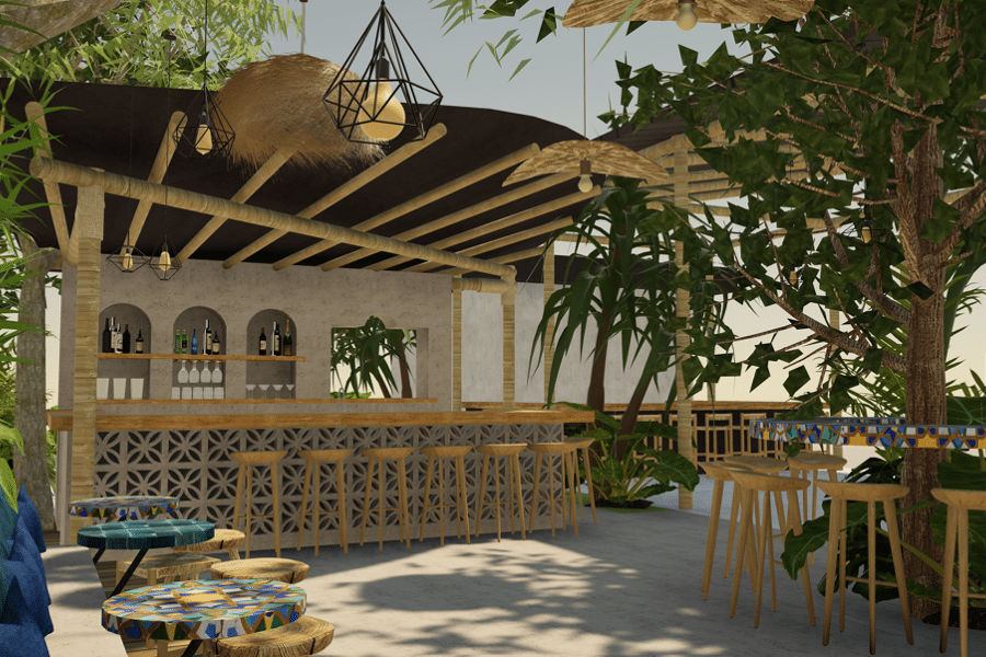 Projet Conception et aménagement d’un restaurant réalisé par un architecte d'intérieur Archidvisor