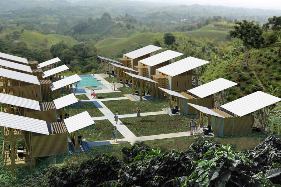 Projet Eco-Hotel en Bambou réalisé par un architecte d'intérieur Archidvisor