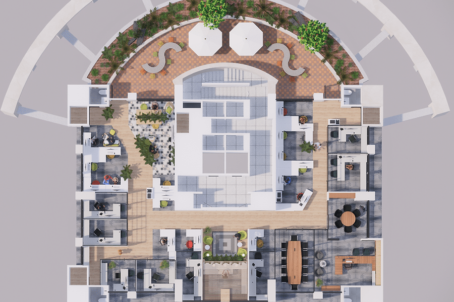 Projet Aménagement de bureaux réalisé par un architecte d'intérieur Archidvisor