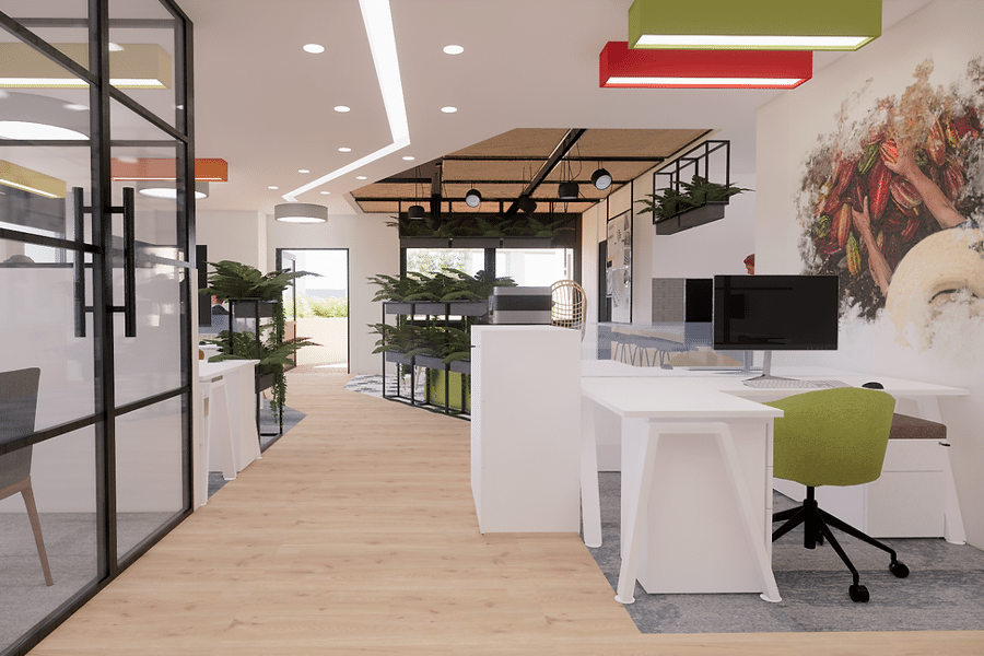Projet Aménagement de bureaux réalisé par un architecte d'intérieur Archidvisor