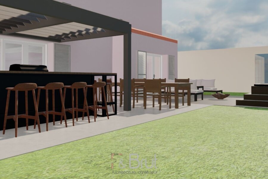 Projet Terrasse 01 réalisé par un architecte d'intérieur Archidvisor