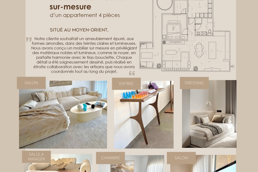 Projet mobilier sur mesure réalisé par un architecte d'intérieur Archidvisor