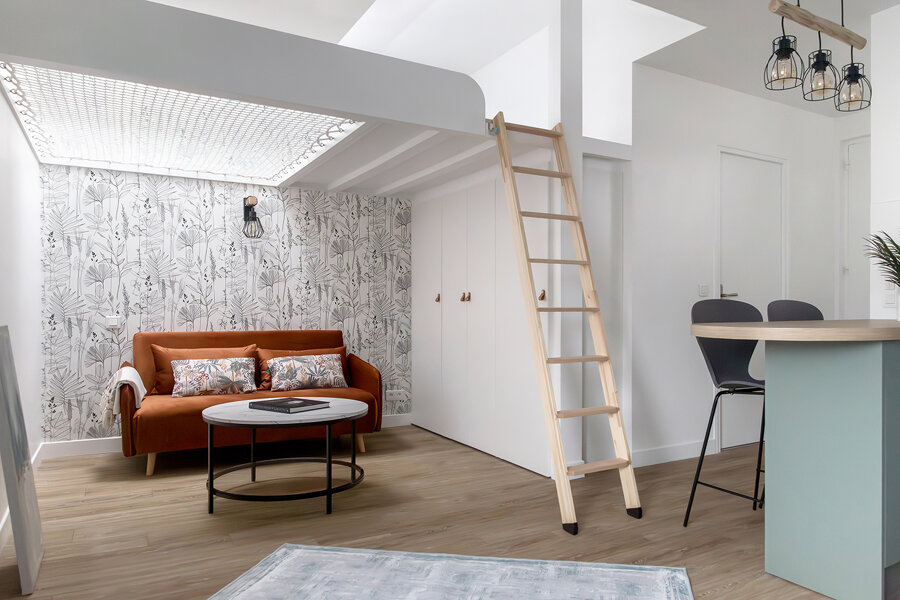 Projet Studio rénové pour la location AVANT / APRES réalisé par un architecte d'intérieur Archidvisor