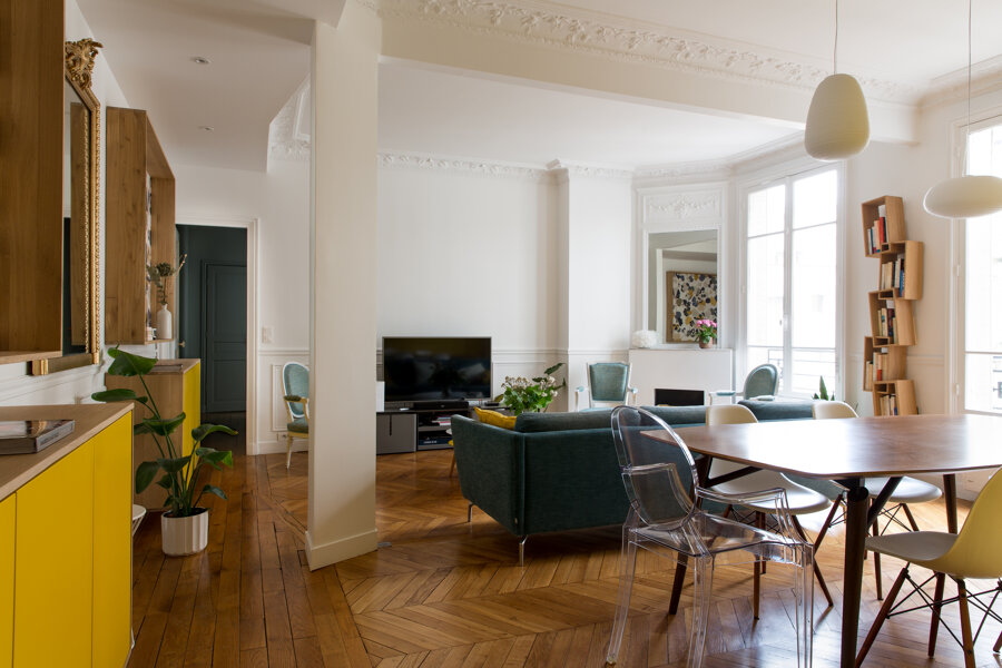 Projet Décoration appartement avec conception de meubles sur mesure AVANT/ APRES réalisé par un architecte d'intérieur Archidvisor
