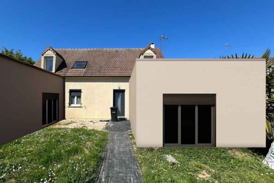 Projet Extension d'une maison individuelle avec piscine a Limoges Fourches réalisé par un architecte Archidvisor