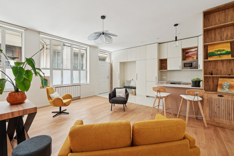 Projet Rénovation complète d'un loft parisien réalisé par un contractant général Archidvisor