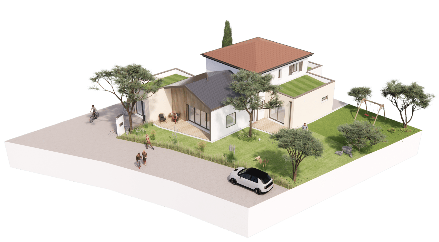 Construction neuve - Maison individuelle par un architecte Archidvisor