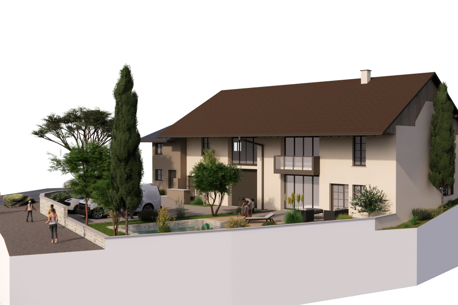 Projet Maison Salève réalisé par un architecte Archidvisor