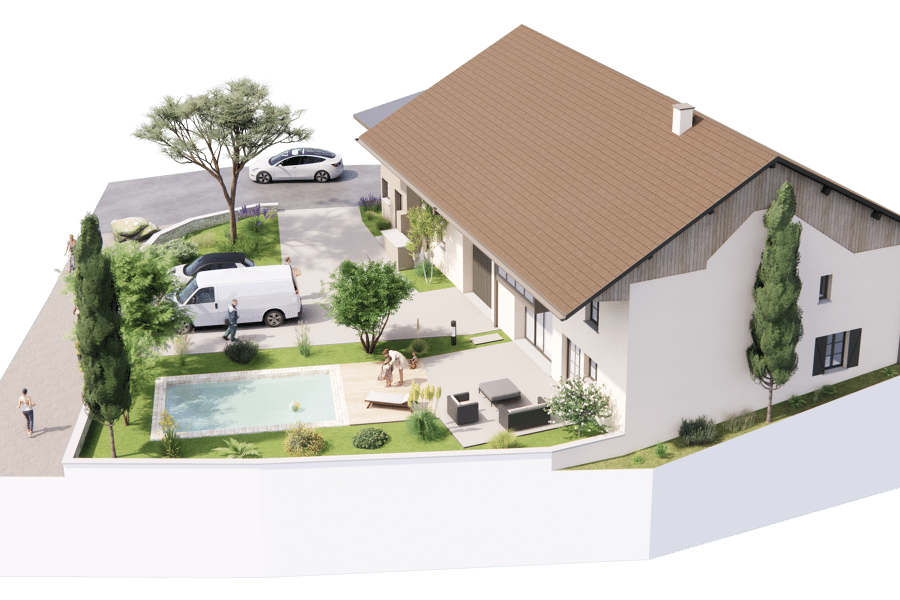 Projet Maison Salève réalisé par un architecte Archidvisor