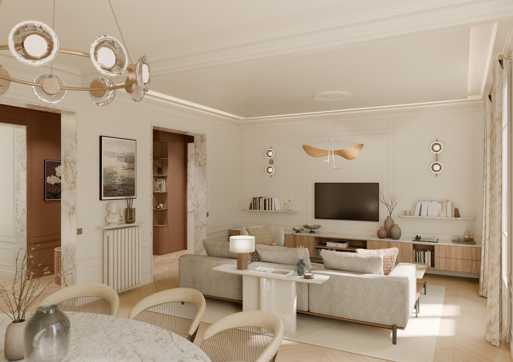 Aménagement intérieur - Appartement par un architecte d'intérieur Archidvisor