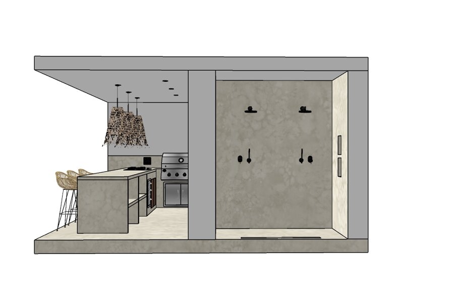 Projet POOL HOUSE réalisé par un architecte d'intérieur Archidvisor