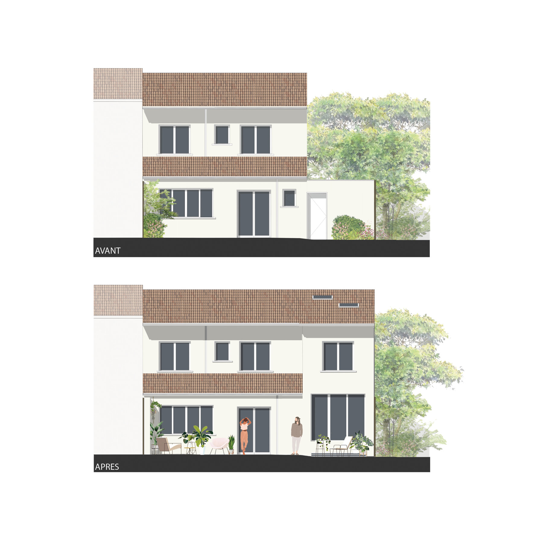 Surélévation - Maison individuelle par un architecte Archidvisor