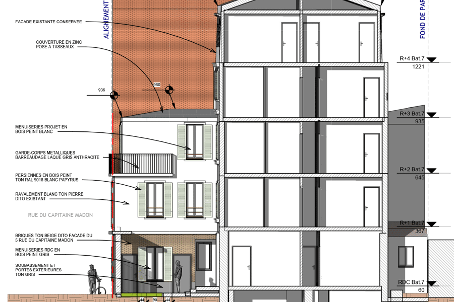 Projet HOTEL - PARIS réalisé par un architecte Archidvisor