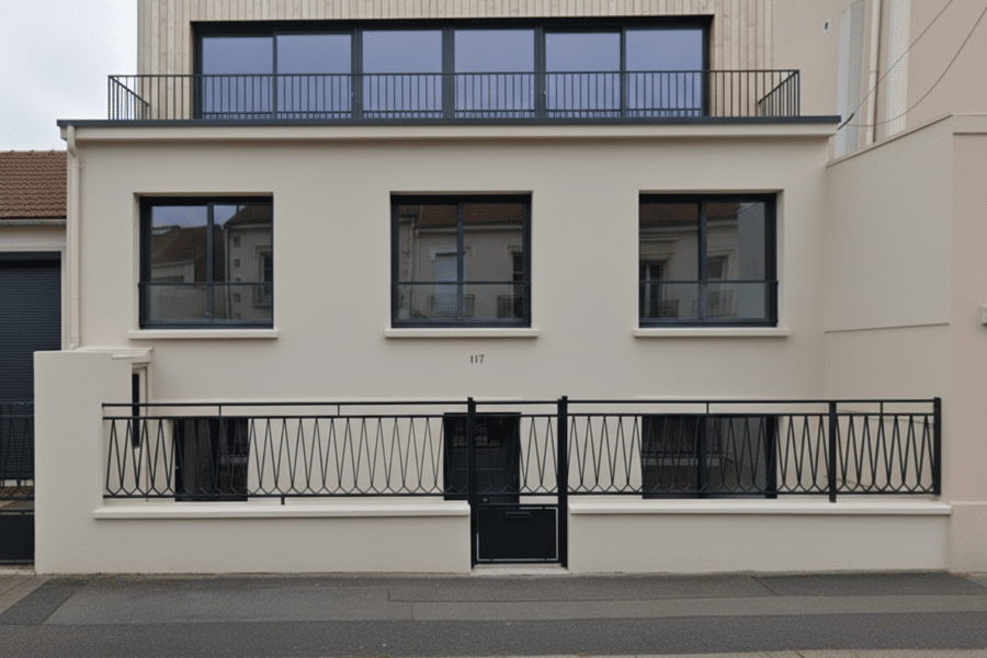 Projet Rénovation complète et surélévation de 35 m² d’une maison des années 1950 réalisé par un architecte Archidvisor