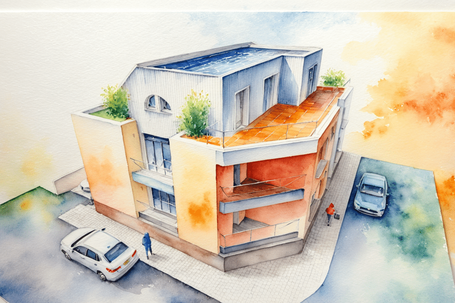 Projet Nouveaux horizons urbains – une résidence née de l’existant réalisé par un architecte Archidvisor