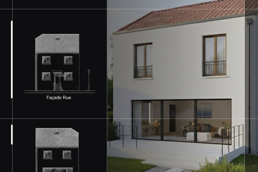 Projet VILLA N.K réalisé par un architecte Archidvisor