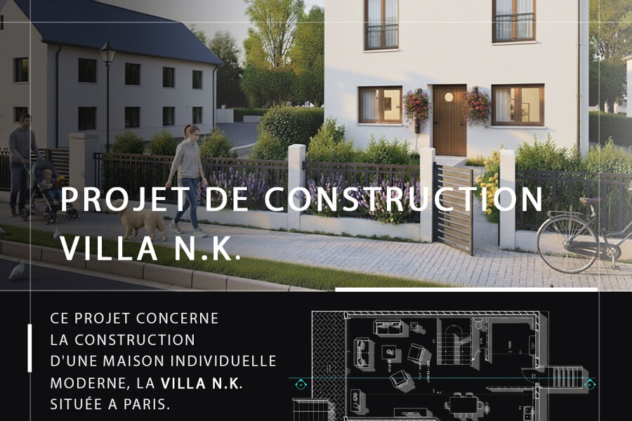 Projet VILLA N.K réalisé par un architecte Archidvisor
