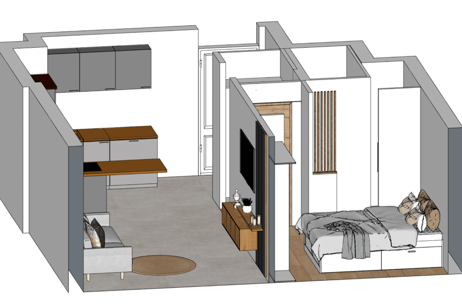 Projet Les roses d’azur réalisé par un architecte d'intérieur Archidvisor
