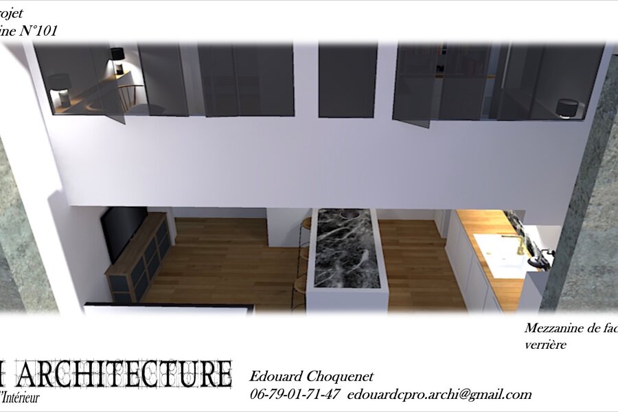 Projet Moulin rouge réalisé par un architecte d'intérieur Archidvisor