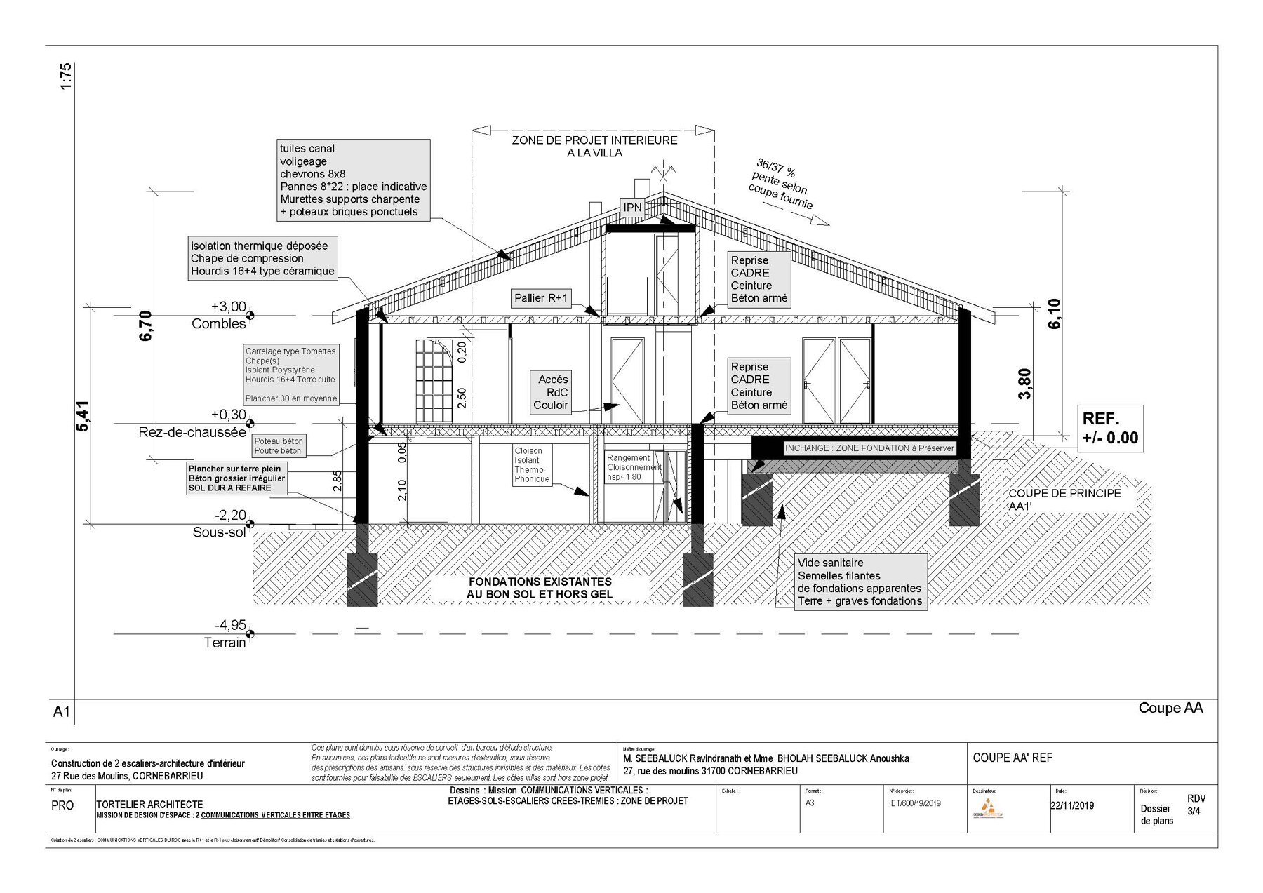 Aménagement intérieur - Maison individuelle par un architecte Archidvisor