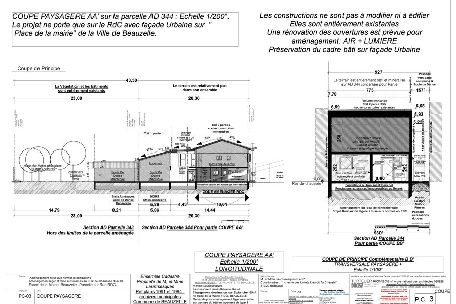 Projet PERMIS réalisé par un architecte Archidvisor