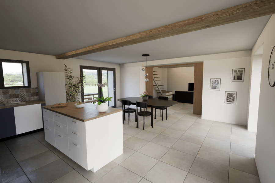 Projet Rénovation complète d'une maison de campagne réalisé par un maître d'œuvre Archidvisor