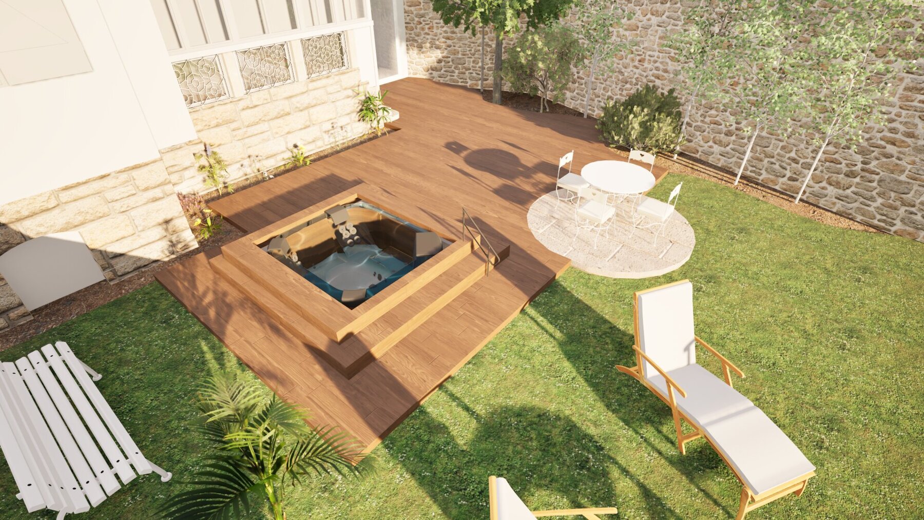 Aménagement extérieur - Maison individuelle par un architecte d'intérieur Archidvisor