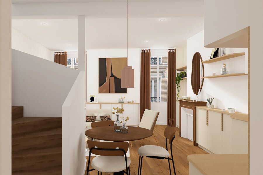 Projet BRIVE - Le duplex réalisé par un architecte d'intérieur Archidvisor