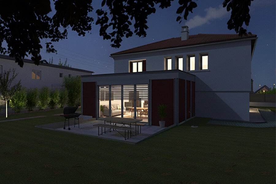 Projet Rénovation et extension d’une maison de type « plan favier » réalisé par un architecte Archidvisor