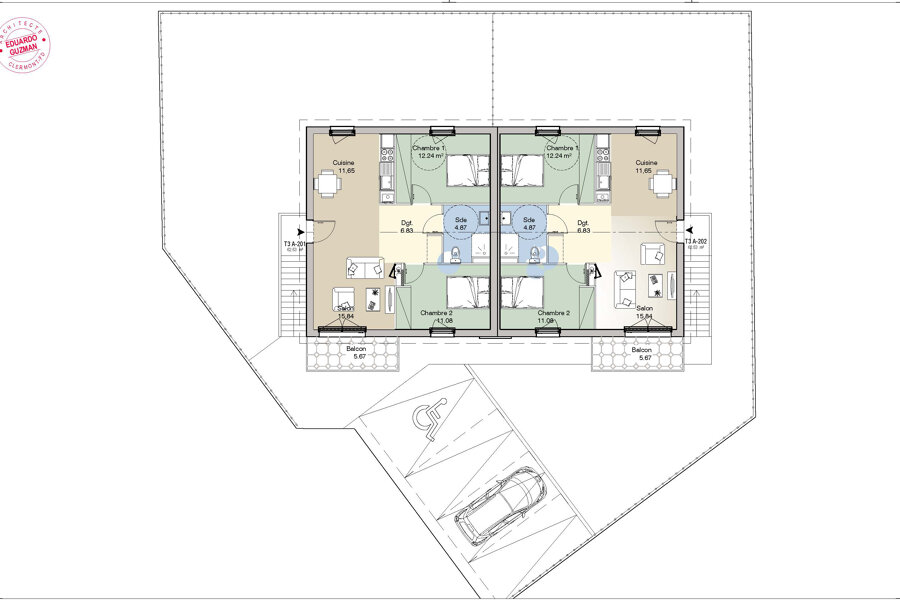 Projet lotissement "Beausoleil" réalisé par un architecte d'intérieur Archidvisor
