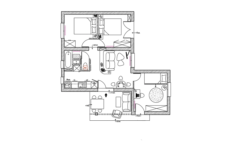 Projet L'Escale Familiale du Bassin réalisé par un architecte d'intérieur Archidvisor