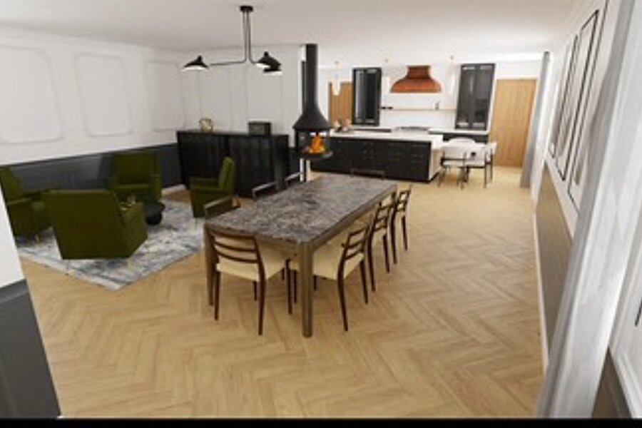 Projet manoir réalisé par un architecte d'intérieur Archidvisor