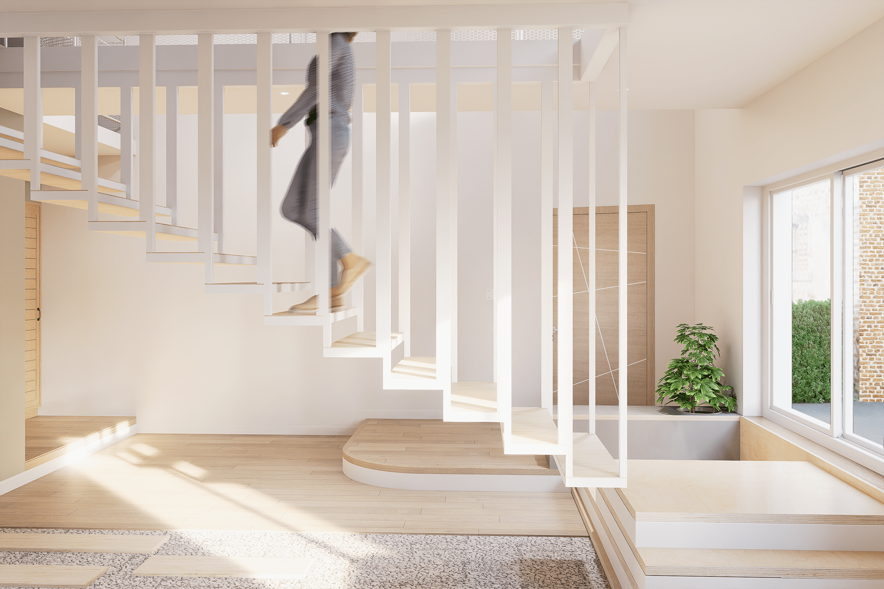 Changement de destination - Maison individuelle par un architecte d'intérieur Archidvisor