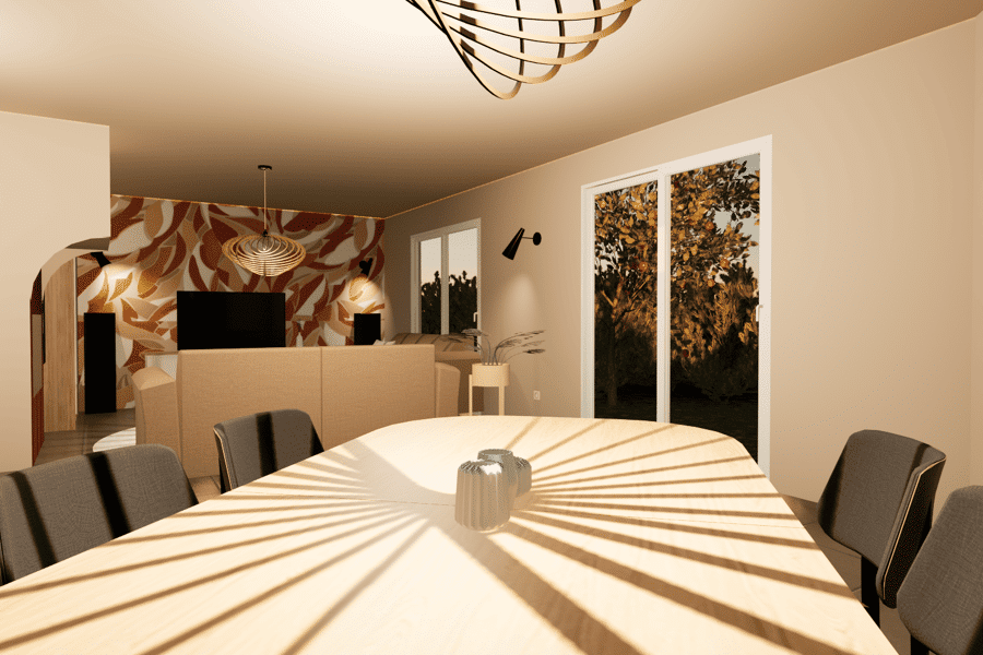 Projet Éclat ambré réalisé par un architecte d'intérieur Archidvisor