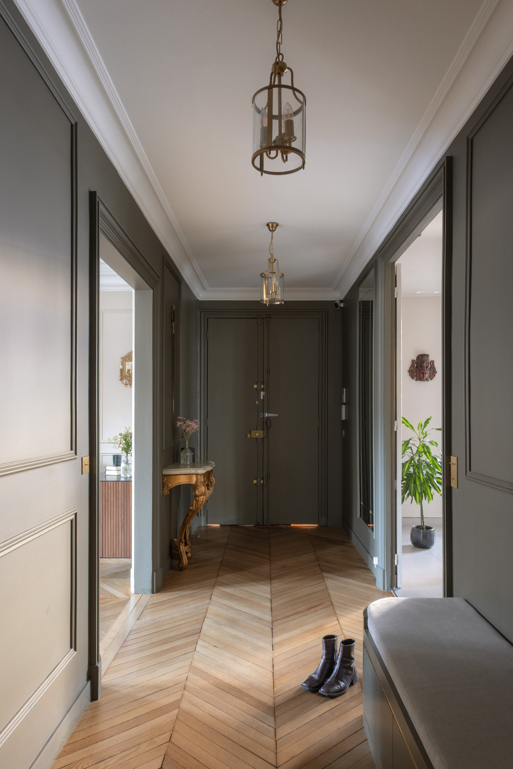 ᐅ Rénovation à Paris ≡ Rénovation d'appartement haussmannien par Samia ...
