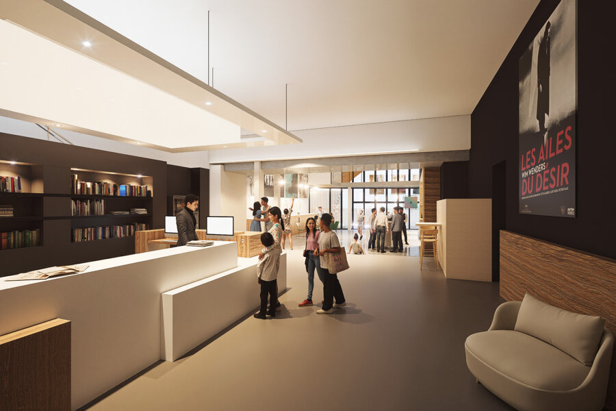 Projet 2024 - Lauréate Concours - Cinéma Eldorado Saint Pierre d'Oléron réalisé par un architecte d'intérieur Archidvisor