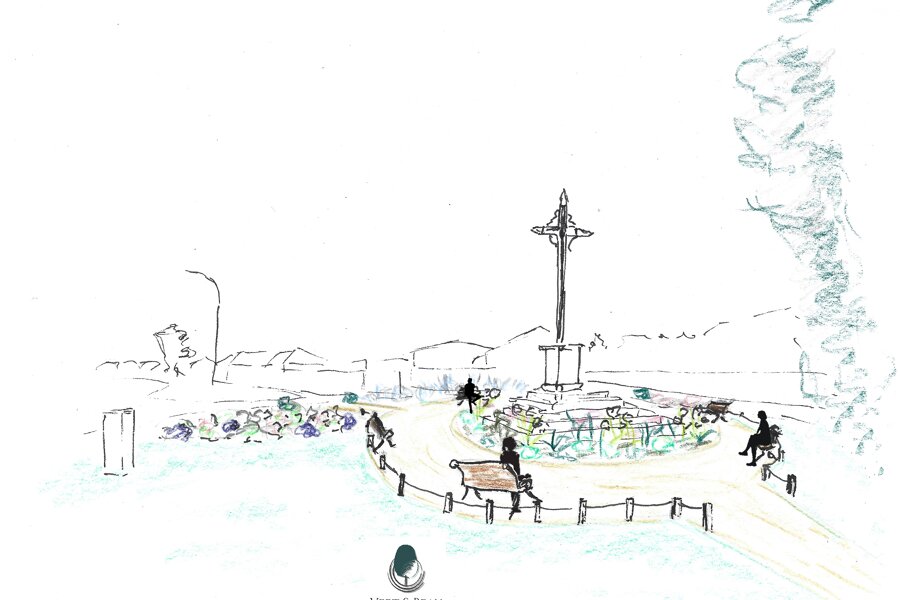 Projet Réaménagement de l’entrée de ville – Commune de Bourth (27) réalisé par un paysagiste Archidvisor