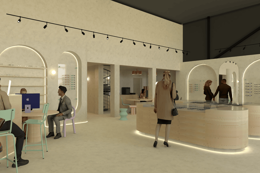 ᐅ Aménagement intérieur à Les Abrets en Dauphiné ≡ BLEU CLAIR par Eline ...