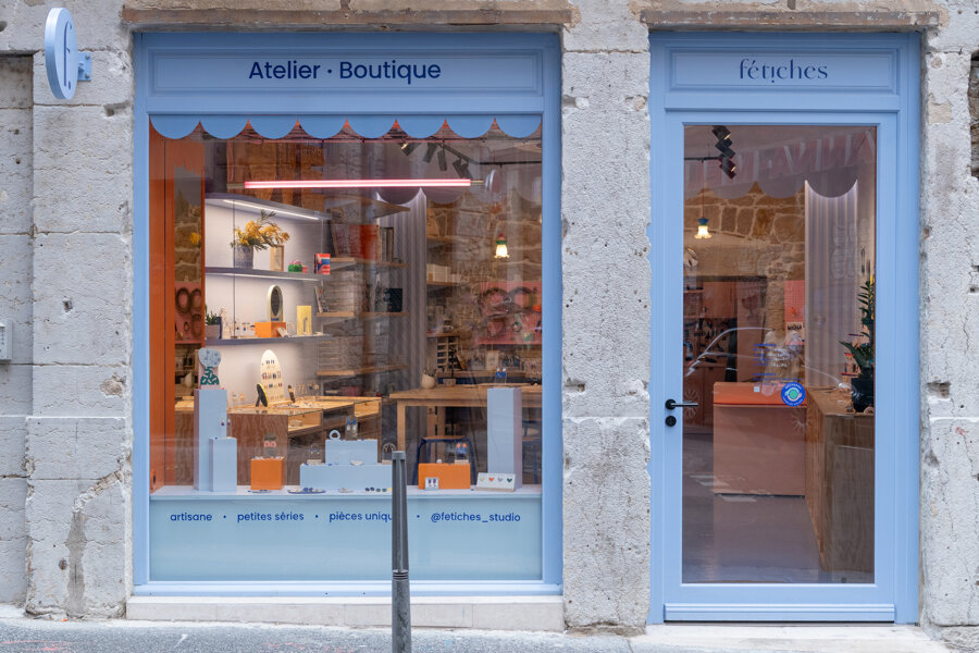 Projet FETICHES - Rénovation d'une boutique atelier céramiques réalisé par un architecte Archidvisor