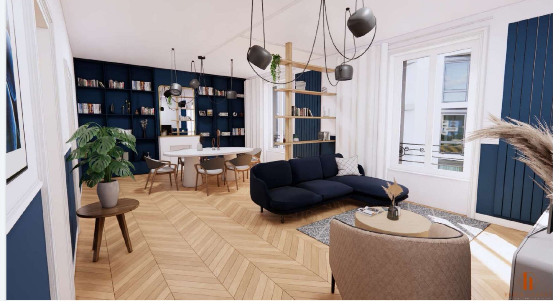 Rénovation - Appartement par un décoratrice Archidvisor