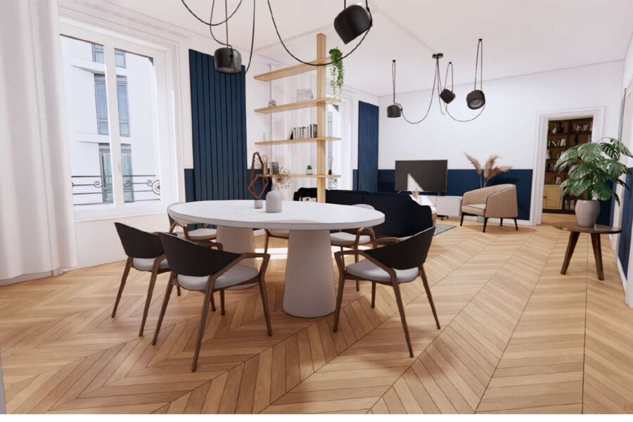 Projet Projet appartement haussmannien réalisé par un décoratrice Archidvisor