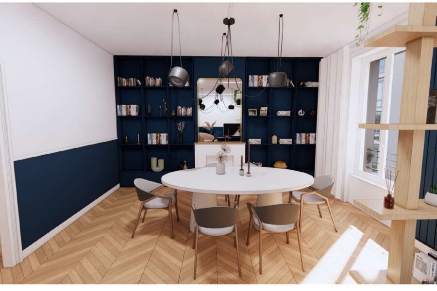 Projet Projet appartement haussmannien réalisé par un décoratrice Archidvisor