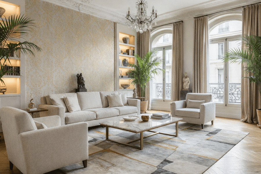 Projet Appartement parisien réalisé par un architecte Archidvisor